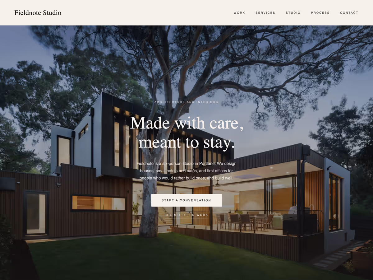 thinkany design built Boutique Depicted demo